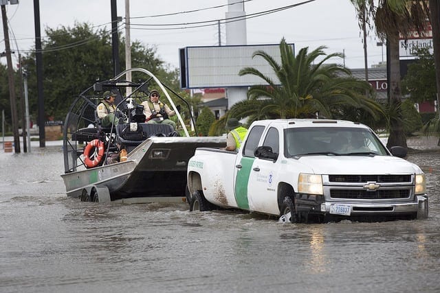 emergency responders in Hurricane Harvey