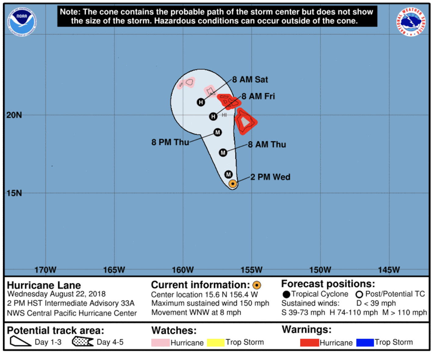 Hurricane Lane Approaches Hawaii as a Category 4 Storm Homeland Security Today
