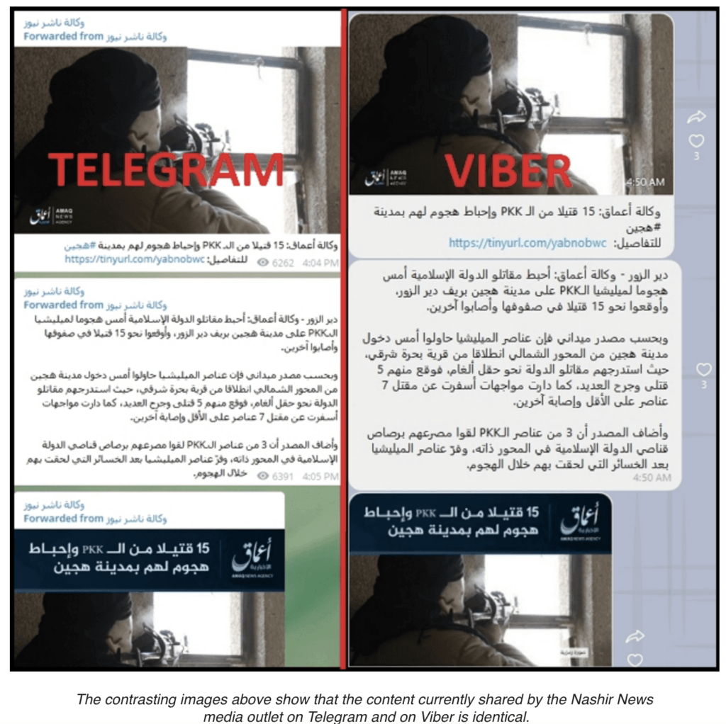 Facing Account Suspensions on Telegram, ISIS Media Outlet Tries Viber Homeland Security Today