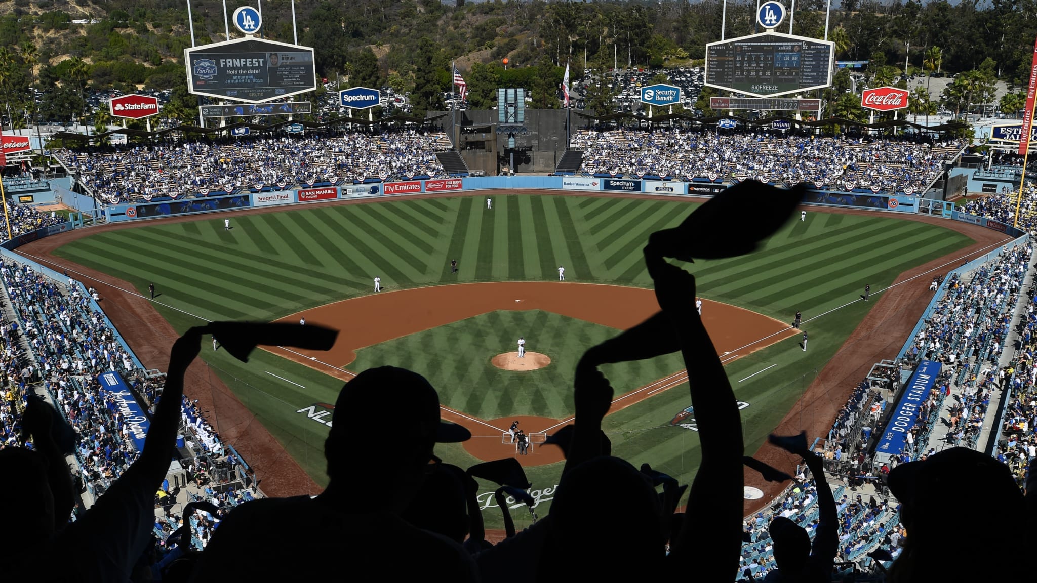 We're opening a new testing site at dodger stadium to. 