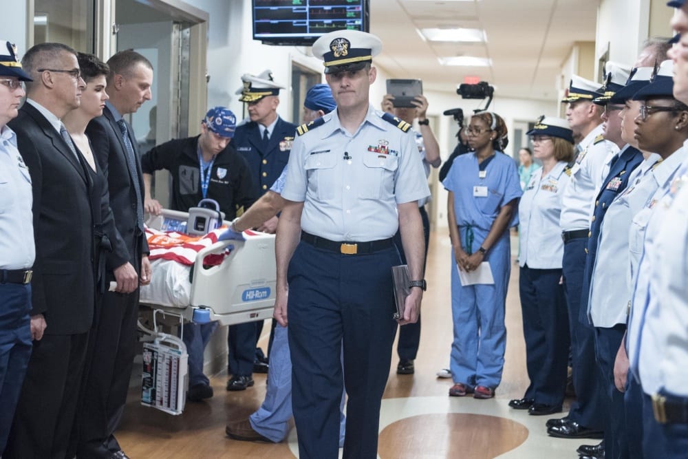 Fatally Injured in Crash, Coast Guard Commander Molly Waters Gets Hospital Honor Walk Tribute Homeland Security Today