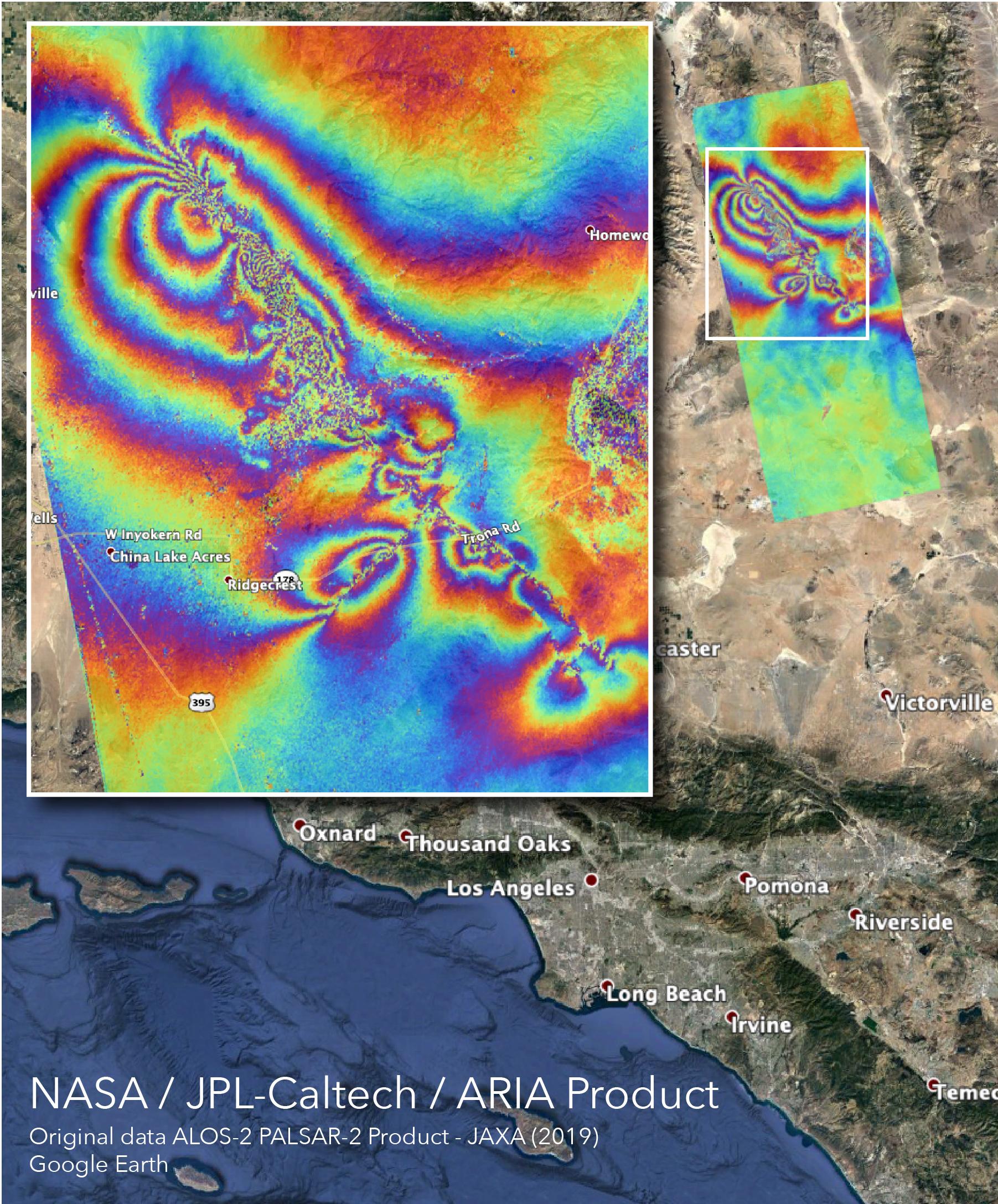 NASA Maps Surface Changes from California Quakes Homeland Security Today