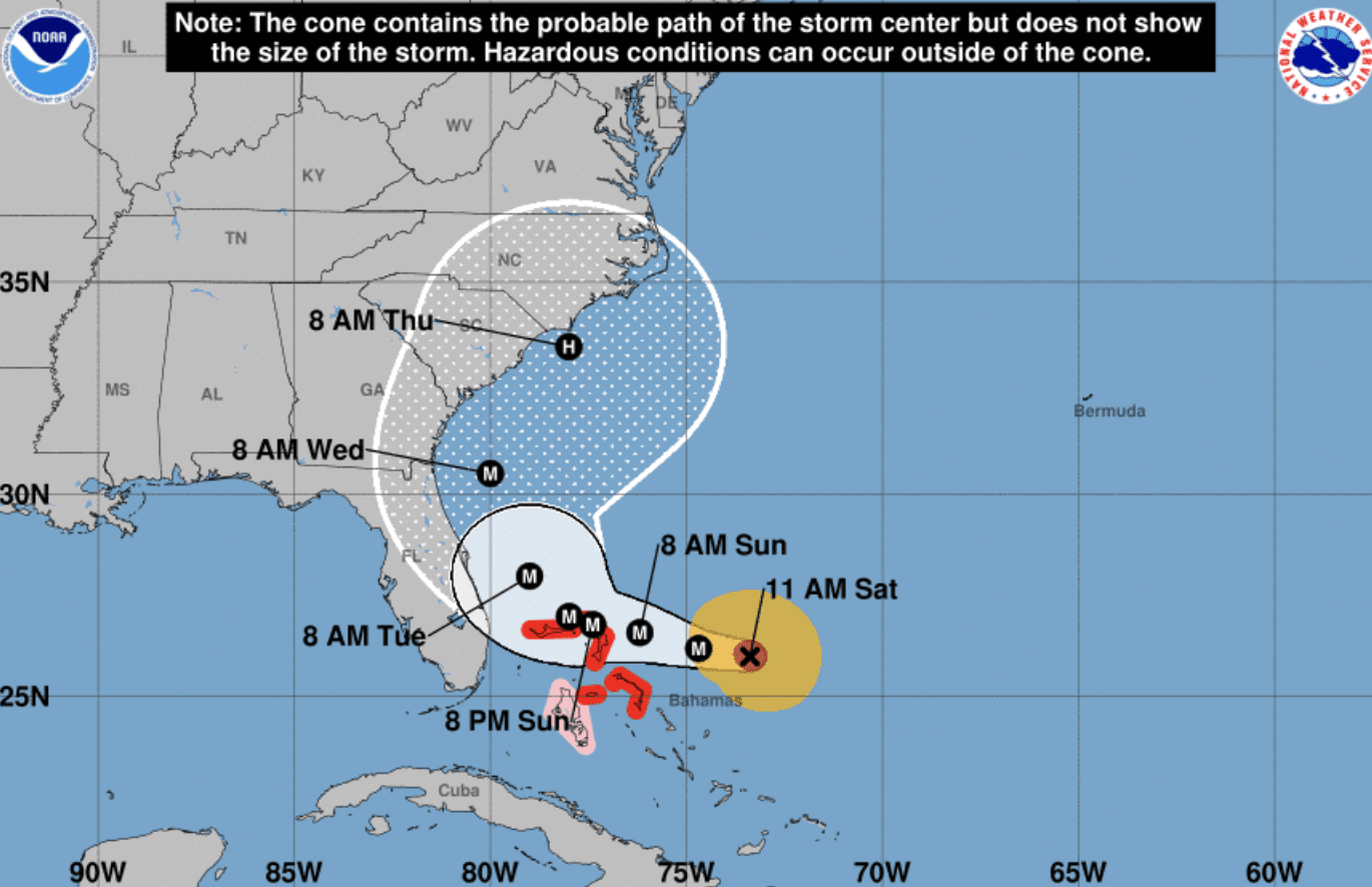 Dorian Is Coming: Florida Braces for Hurricane as Forecasters Now Predict Coastal Turn Homeland Security Today