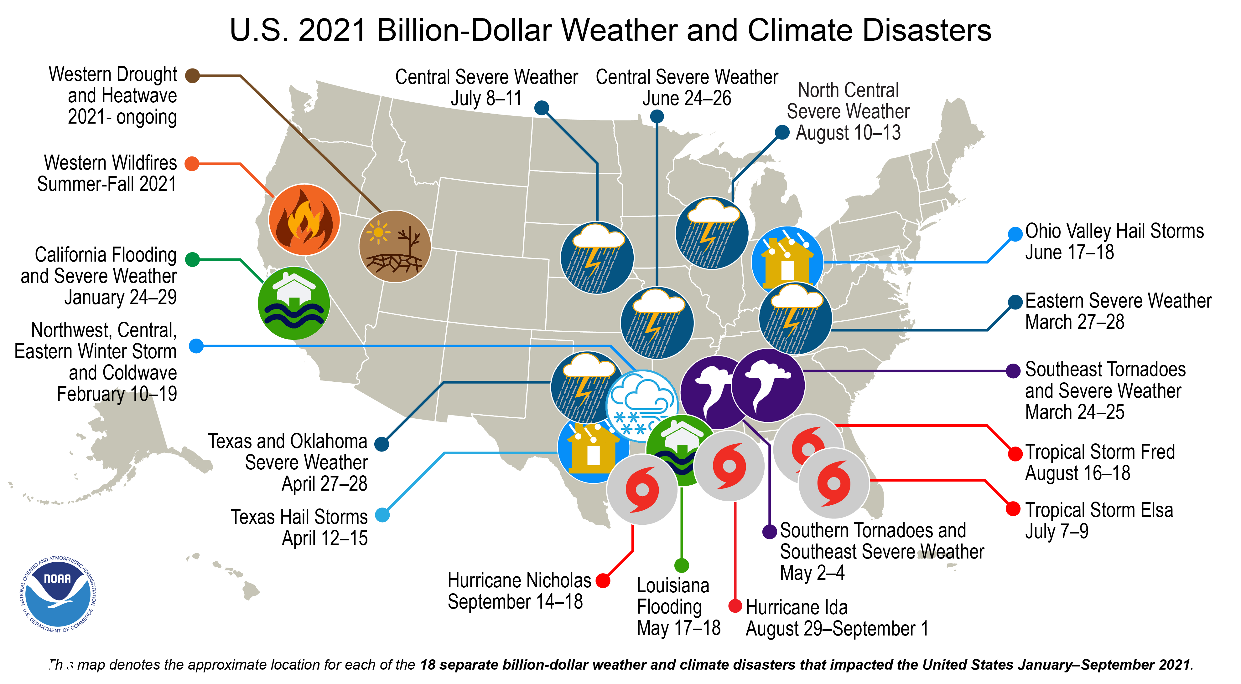 U.S. Hit with 18 Billion-Dollar Disasters So Far This Year Homeland Security Today