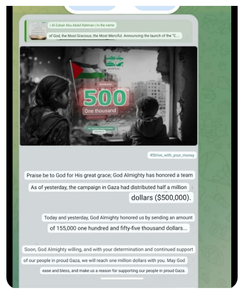 Militant Jihadist Groups Revitalize their Crowdfunding Campaigns through Crypto Donations amid the Israeli-Hamas Conflict Homeland Security Today