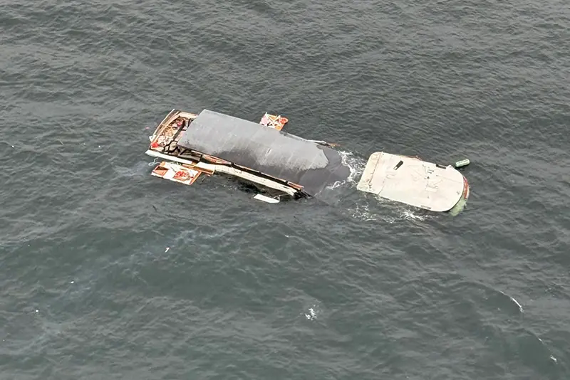 Coast Guard Rescues Three Boaters From Sinking Vessel Off New Jersey