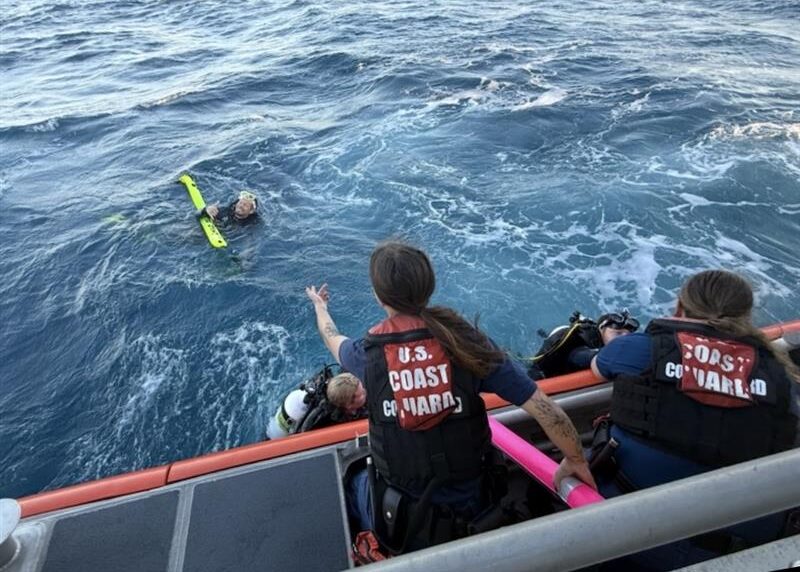 Coast Guard Rescues 3 Divers Near Palm Beach