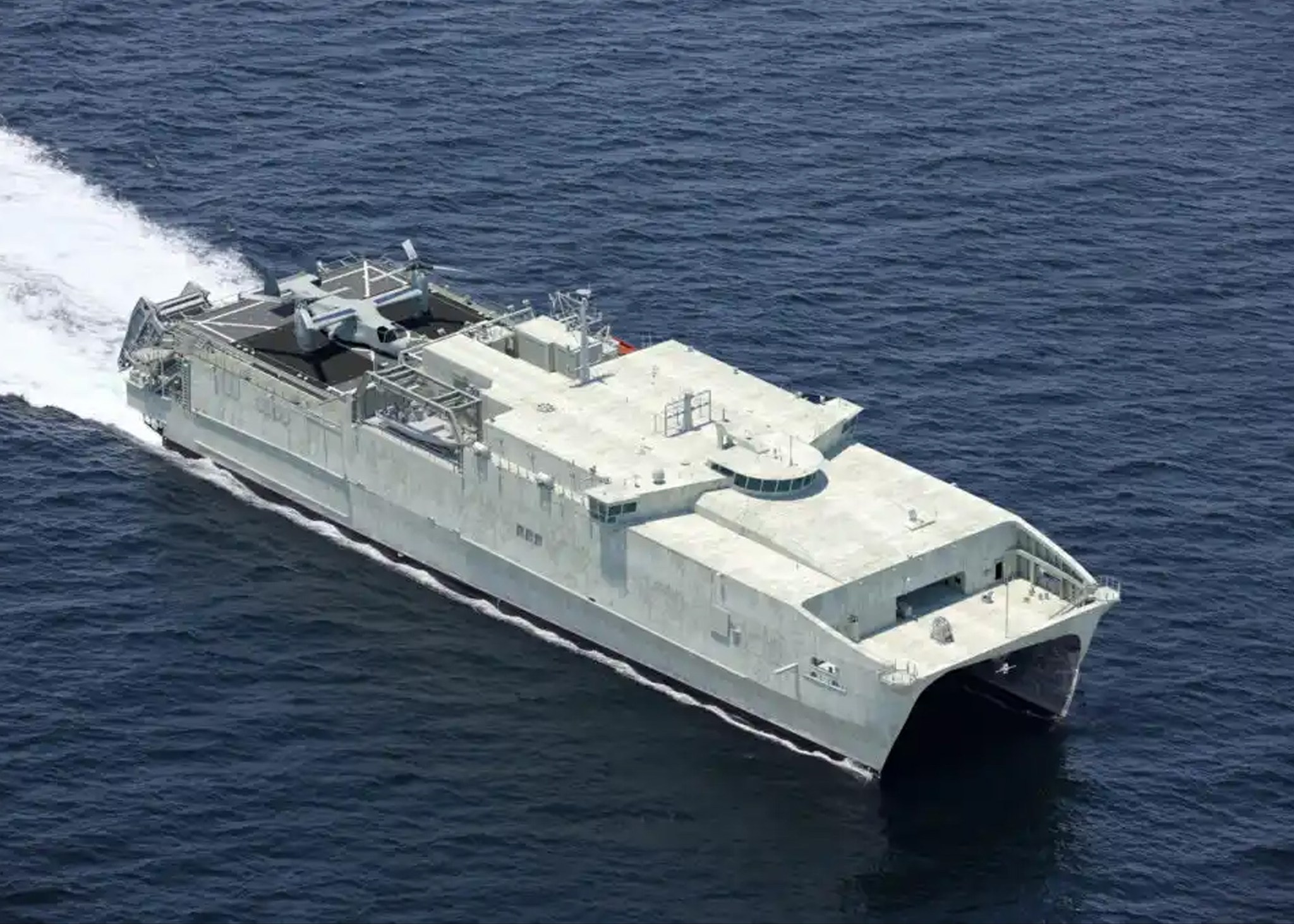 Final EPF Flight II Vessel USNS Lansing Christened by U.S. Navy