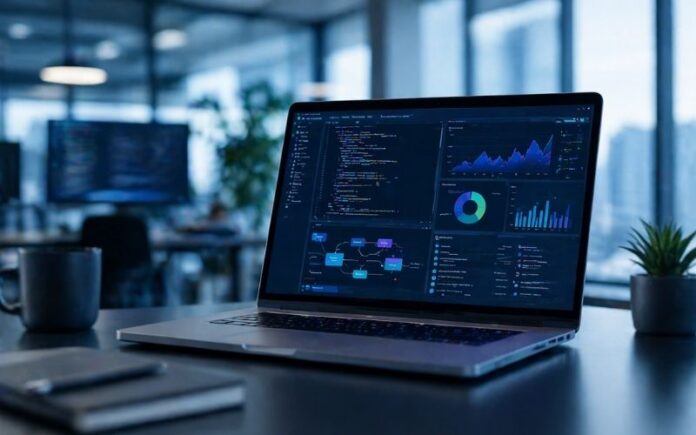 commercial software, computer, laptop