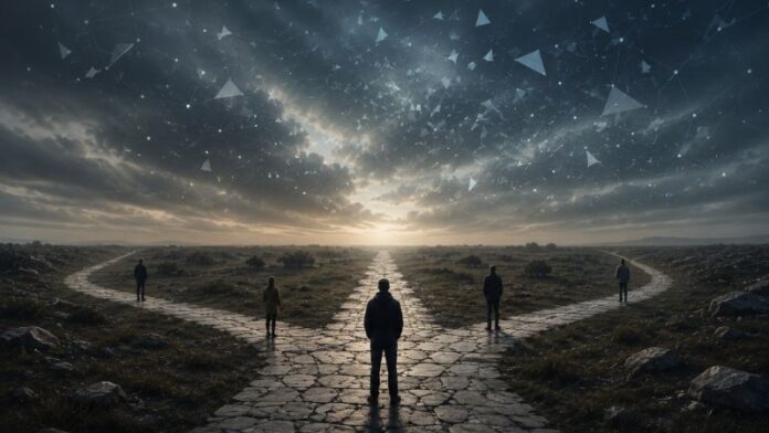 horizon, narrative, path, branch