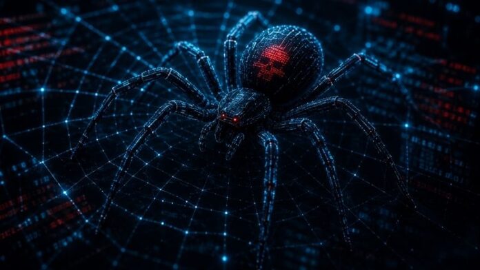 digital, spider, web, hacker